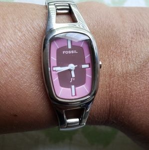 Fossil F2 Stainless Steel Watch with Pink …
